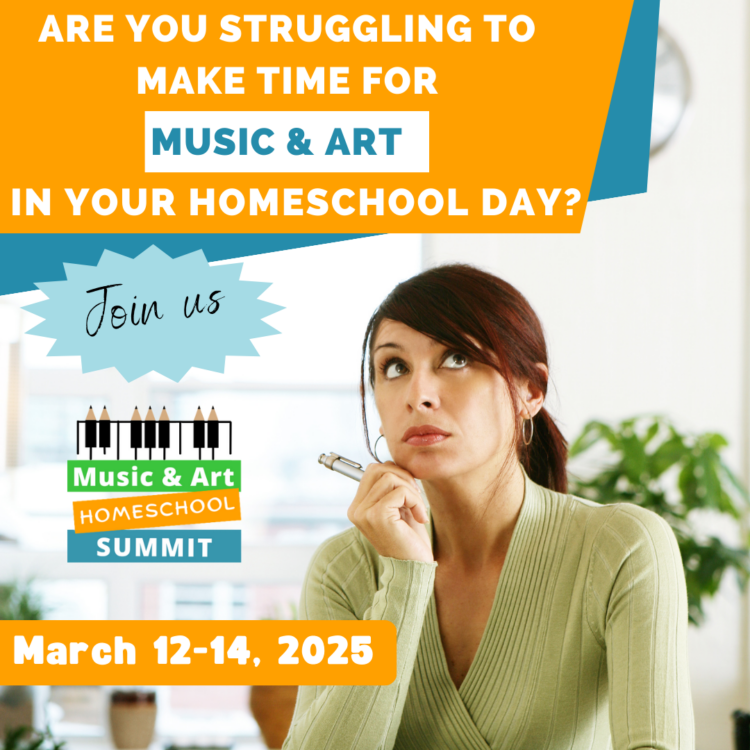 Music and Art Homeschool Summit will help you find time to include fine arts