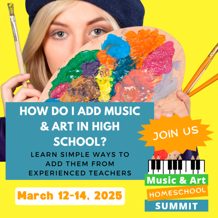 How to add music and art in homeschool high school