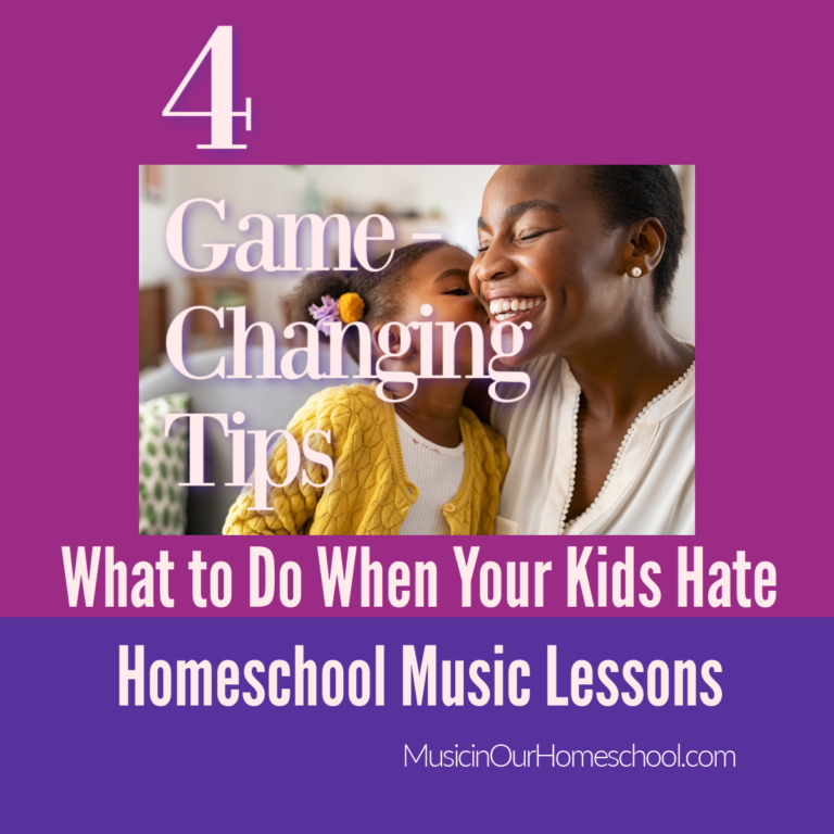 What to Do When Your Kids Hate Homeschool Music Lessons