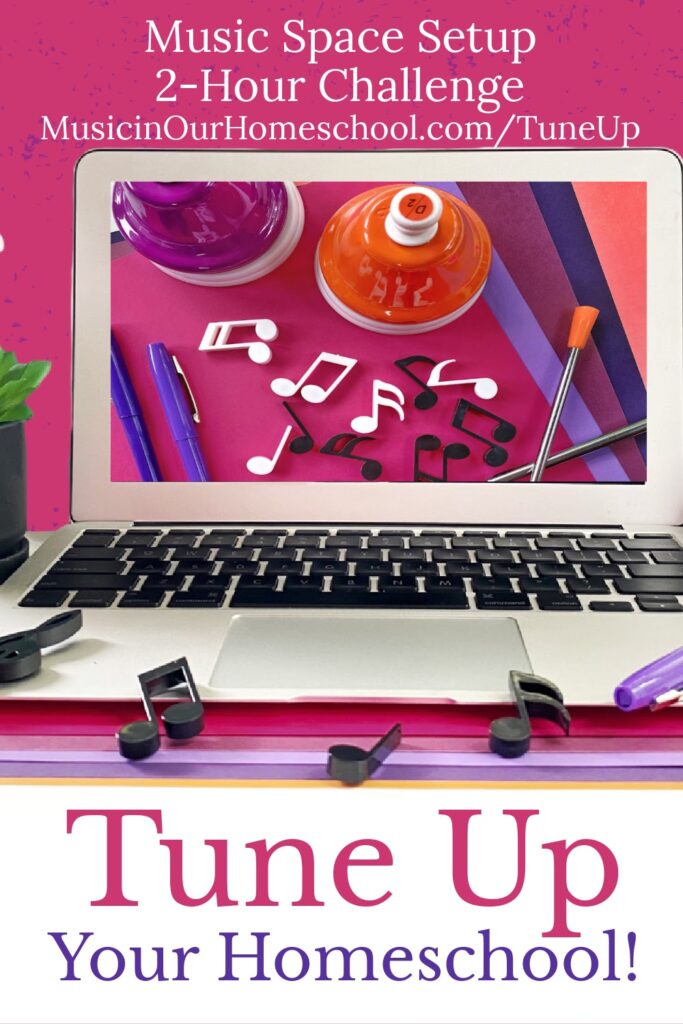 Tune up your homeschool. Come join this challenge to get your homeschool space set up in only 2 hours

Gena Mayo, homeschool mom of 8 and music teacher for 30 years, will guide you to get organized in prepared so that music education WILL happen in your homeschool this coming school year.
And, it will only take 2 hours!