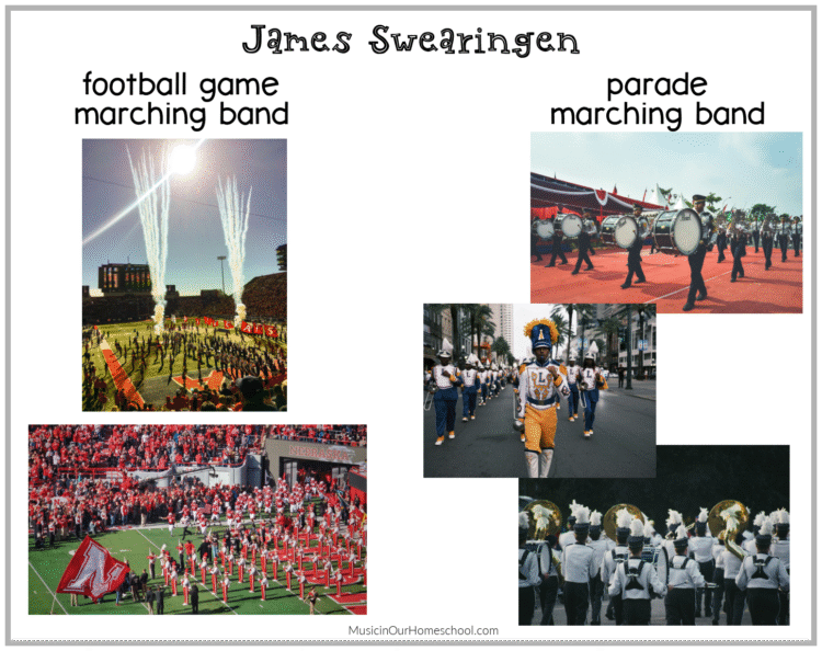 James Swearingen and marching bands
