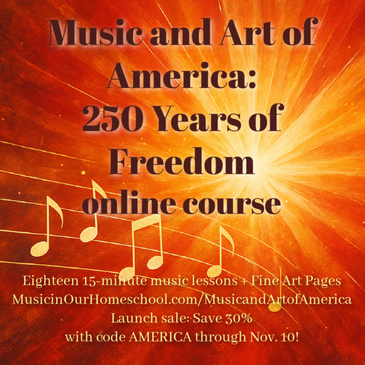 Celebrate America 250 with Music and Art of America: 250 Years of Freedom online course