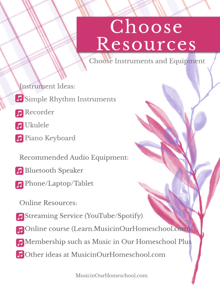 Tune Up Your Homeschool: How to Set Up a Simple, Beautiful Homeschool Music Space for the New Year (E98)