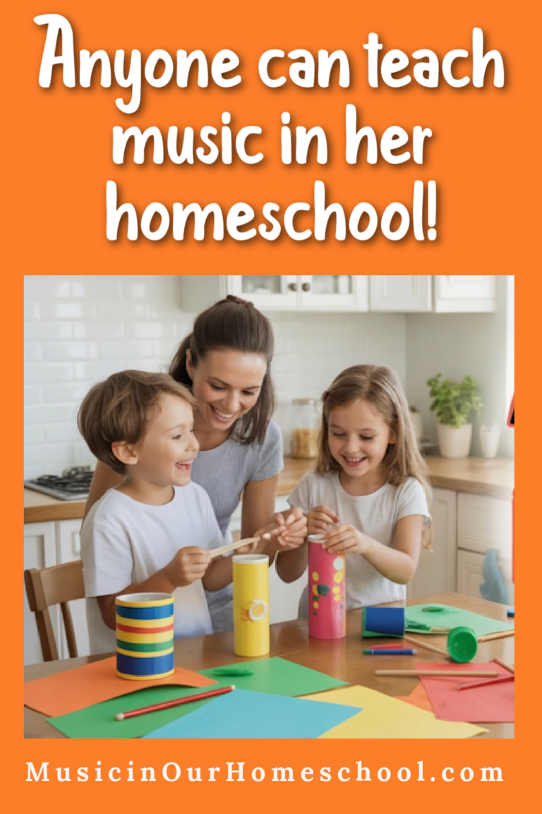 Anyone can teach music in her homeschool