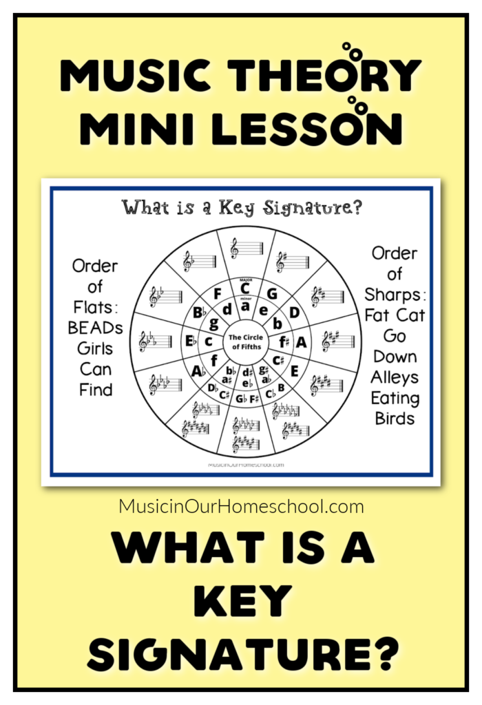 Music Theory Mini Lesson: What is a Key Signature? - Music in Our ...