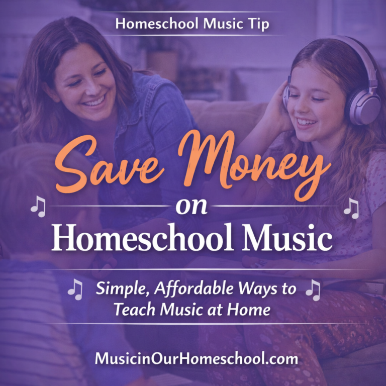 How to save money in your homeschool music education