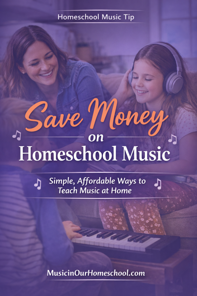 Ways to save homeschooling music