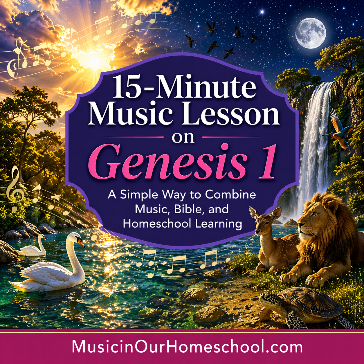 A Simple 15-Minute Music Lesson on Genesis 1 for Your Homeschool on Earth Day