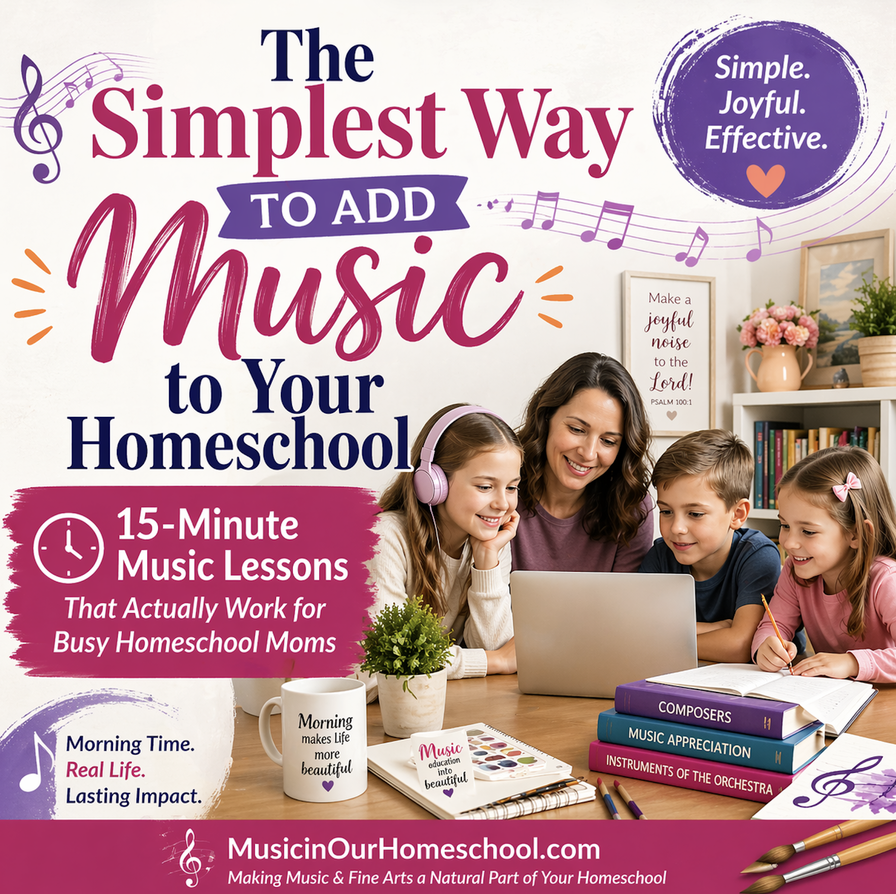Why Music in Our Homeschool Plus is the Simplest Way to include Music in Your Homeschool