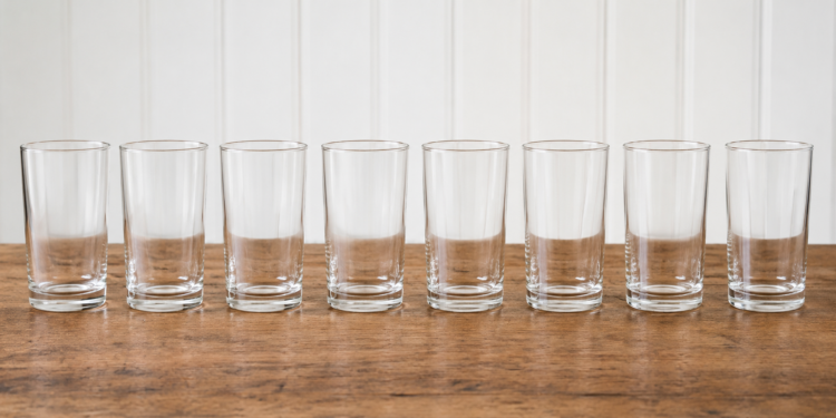 Water Xylophone glasses