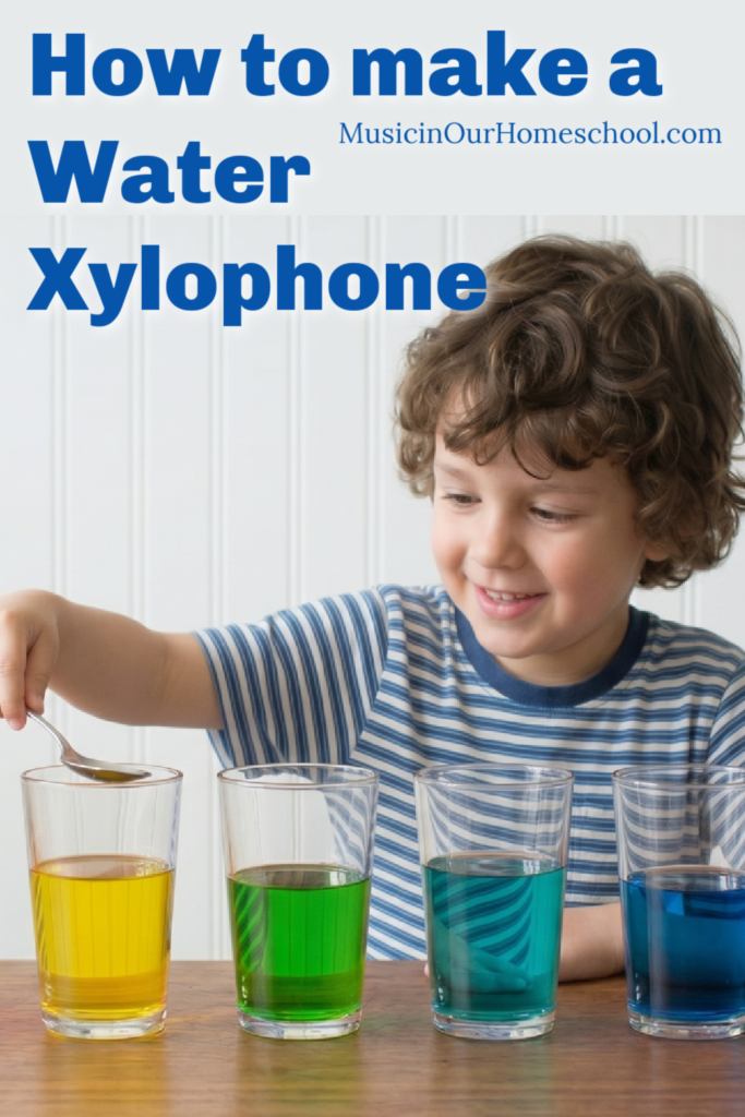 How to make a water xylophone with Music in Our Homeschool.