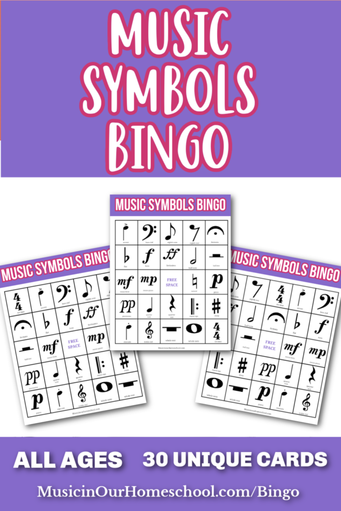 Music Symbols Bingo