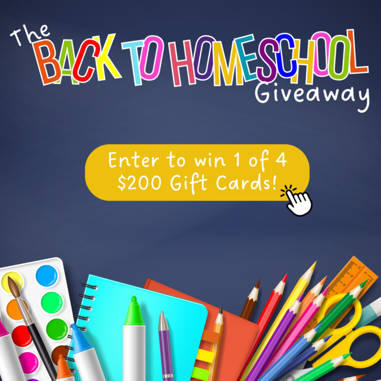 the back to homeschool giveaway